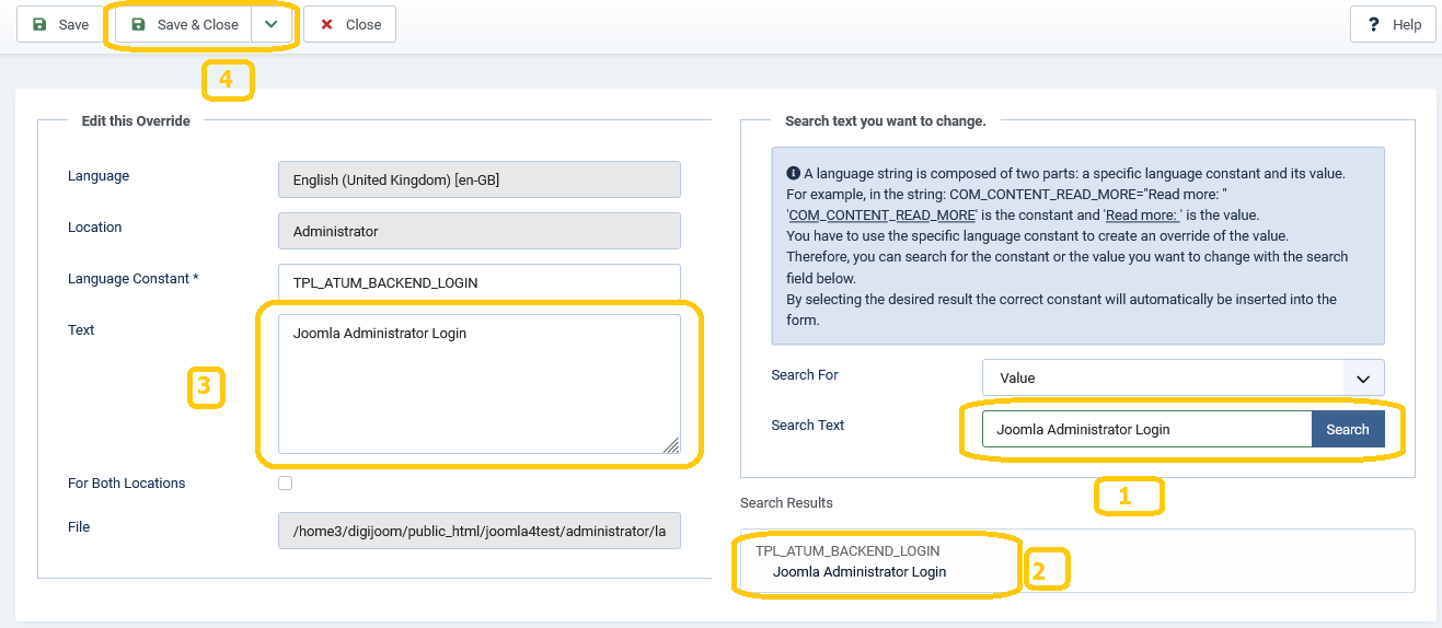 ادمین جوملا 4