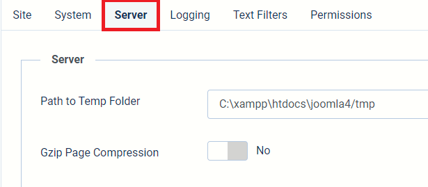 تنظیمات SMTP جی میل در جوملا 4 تنظیمات SMTP جی میل در جوملا 4